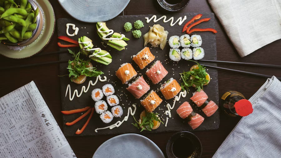 Aburi Salmon Roll Sushi Tei Pekanbaru